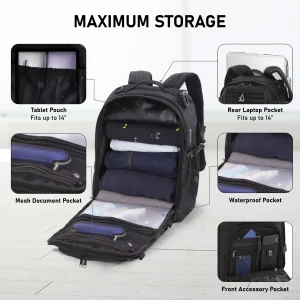 Aerolite taktički ruksak 40x30x20 cm – 24 L, Ryanair i Wizz Air - Slika 3