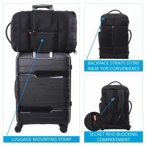 Aerolite ruksak 55x35x20 cm – Ryanair Priority i kabinska prtljaga - Slika 5