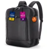 Crni Aerolite ruksak za avion 40x30x20 cm – 24 L